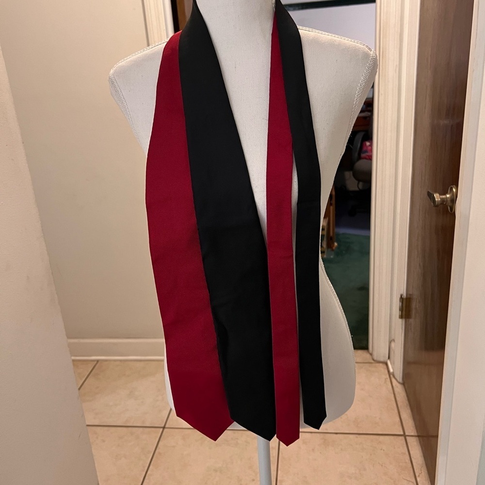 Lauren Ralph Lauren Red and Black Tie